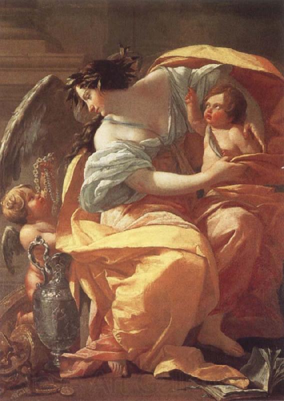 Simon  Vouet Allegory of Wealth Spain oil painting art